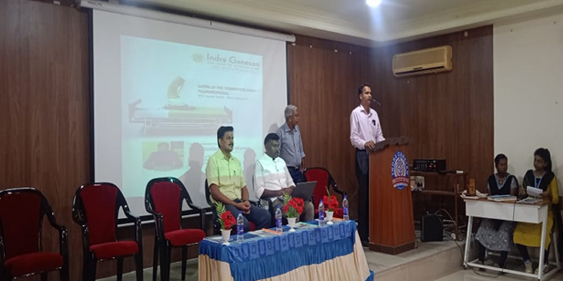 WORLD TOBACCO DAY AWARENESS TALK BY DR.G.GOVINDARAJ ON 07/06/2023 AT INDRA GANESAN COLLEGE OF ENGINEERING.