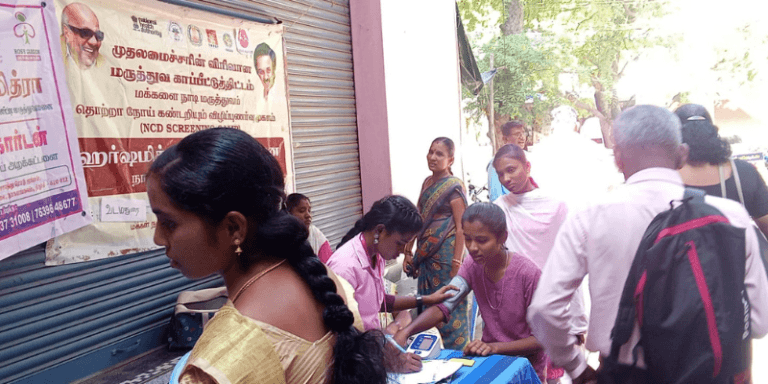 Free Cancer Screening Camp in Vadamadurai