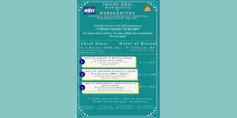 Invitation to CME Programme on Chemo Radio Surgery