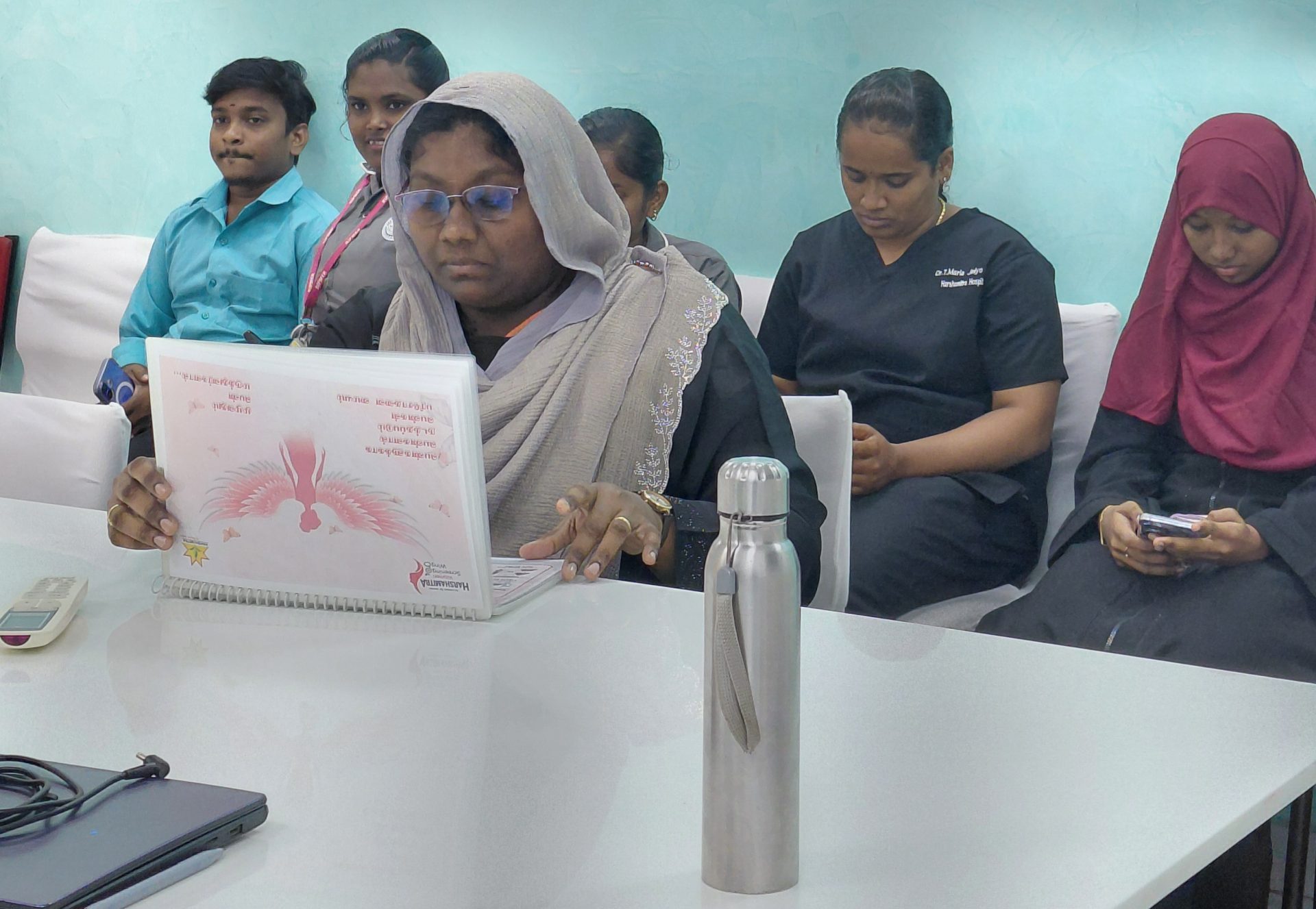 Pink October 2026: Mrs. J. Fathima Fouzia Joins Breast Cancer Awareness Initiative at Harshamitra Hospital 4 20261002 103334 scaled e1791005044413