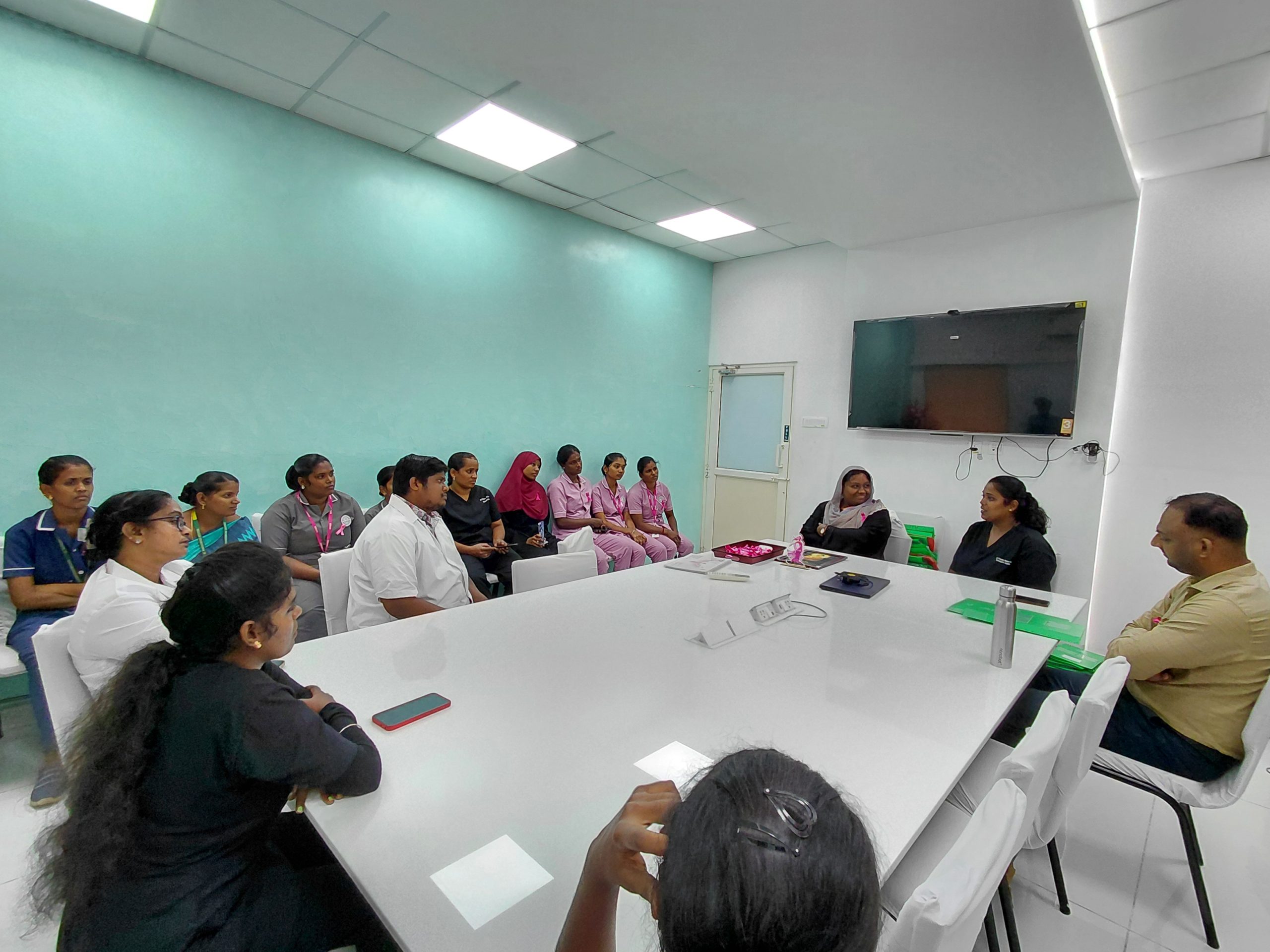 Pink October 2026: Mrs. J. Fathima Fouzia Joins Breast Cancer Awareness Initiative at Harshamitra Hospital 6 20261002 104533 scaled