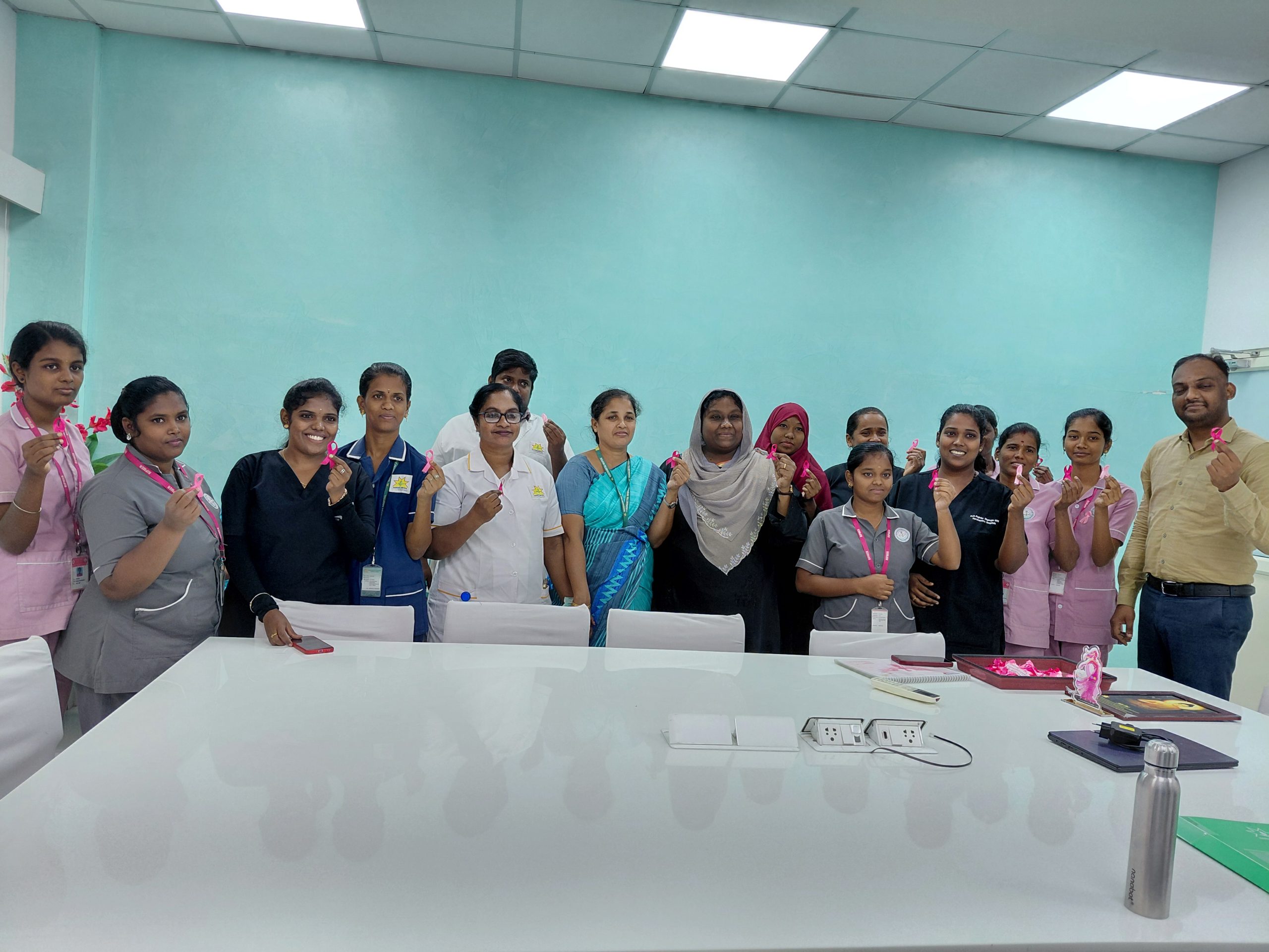Pink October 2026: Mrs. J. Fathima Fouzia Joins Breast Cancer Awareness Initiative at Harshamitra Hospital 9 20261002 110634 scaled