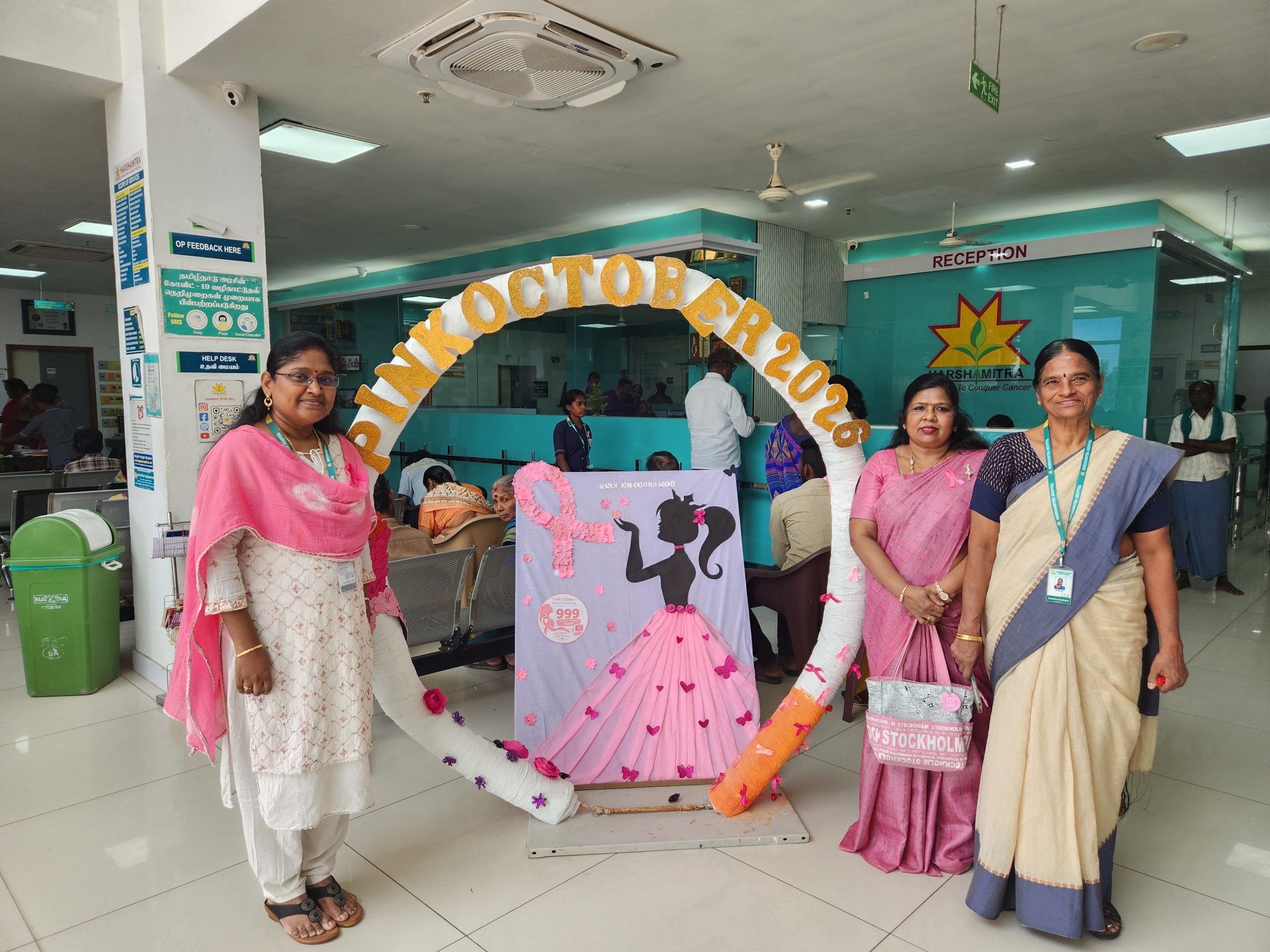 Pink October 2026: Dr. Punithavathy Duraisamy Joins Breast Cancer Awareness Initiative at Harshamitra Hospital 7 IMG 20261012 WA0020 scaled